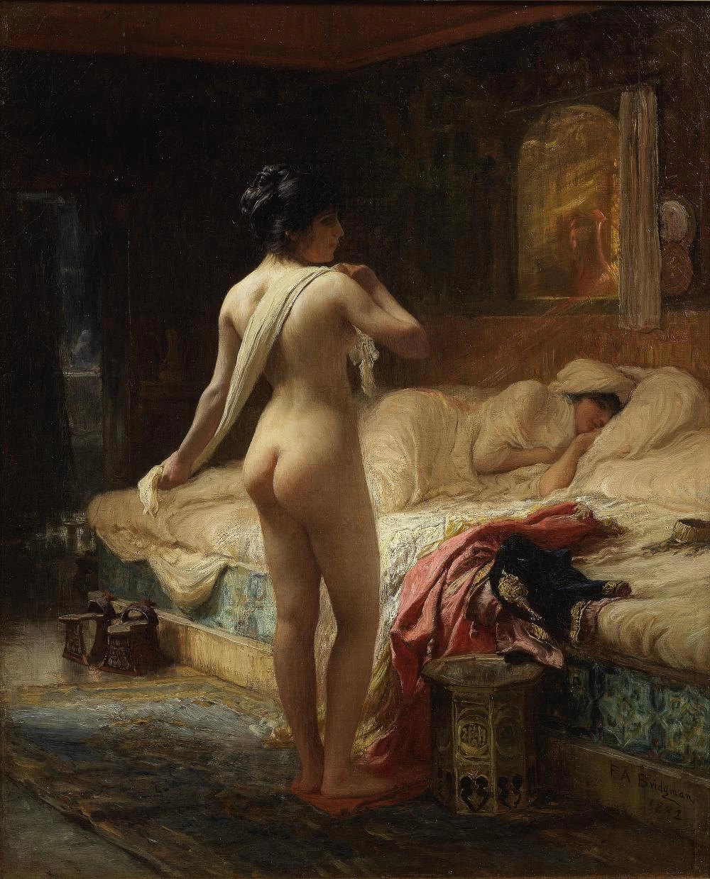 Dopo il bagno, Il Cairo, 1882